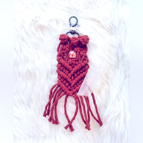 Modern Bohemian Stylish Macrame Keychains: Knotted 2 Perfection, In Every Color - Picture 7 of 16